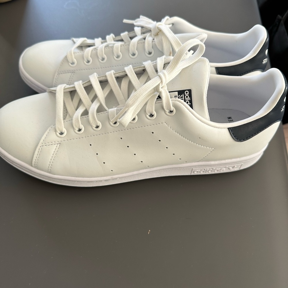 Adidas Stan Smith White/Blue size 11. Worn once- like new